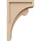 Ekena Millwork 5"W x 10"D x 15"H Classic Viola Rough Cedar Woodgrain TimberThane Corbel, Primed Tan CORUR05X10X15VIORCPR - alternate 2